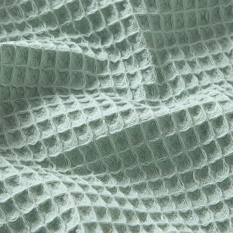 Wafelpiqué – mint,  image number 2