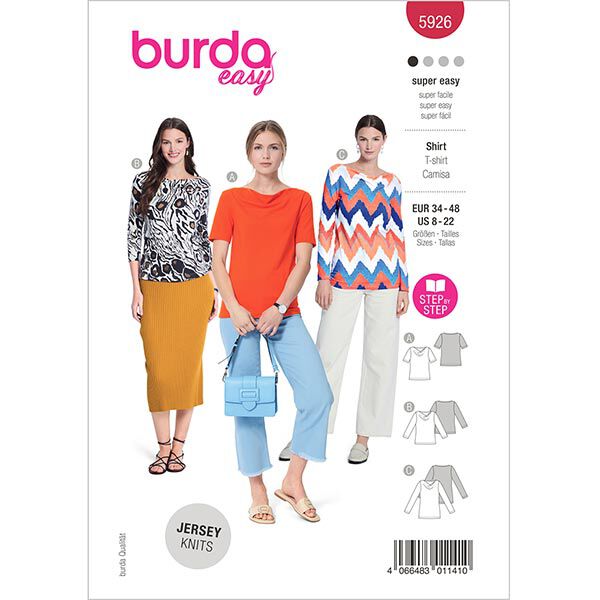 Shirt | Burda 5926 | 34-48, image number 1