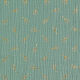 Mousseline/dubbel gehaakte stoffen Glitter paardenbloemen – riet/goud,  thumbnail number 1