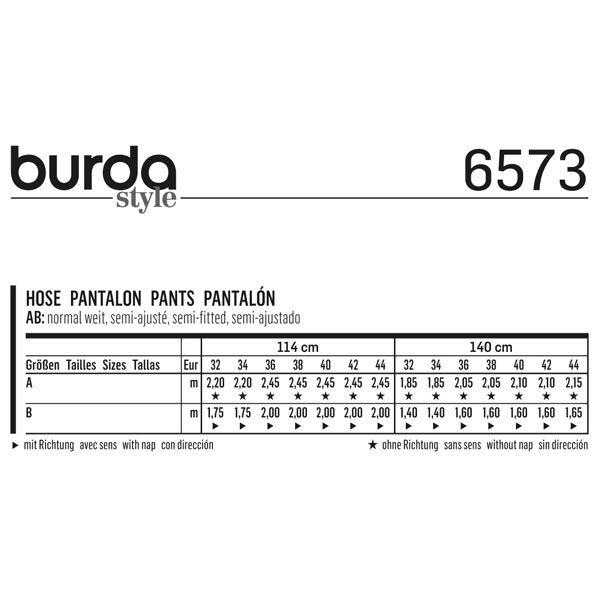 Broeken, Burda 6573,  image number 7