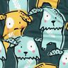 Katoenjersey Honden met hangoren | Poppy Fabrics – donkergroen,  thumbnail number 2
