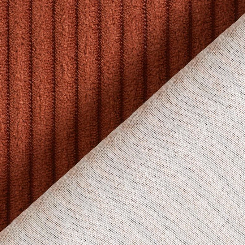 Bekledingsstof zacht corduroy – brons,  image number 4