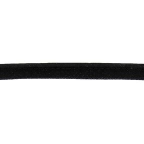 Paspelband Polycotton [15 mm] – zwart, 
