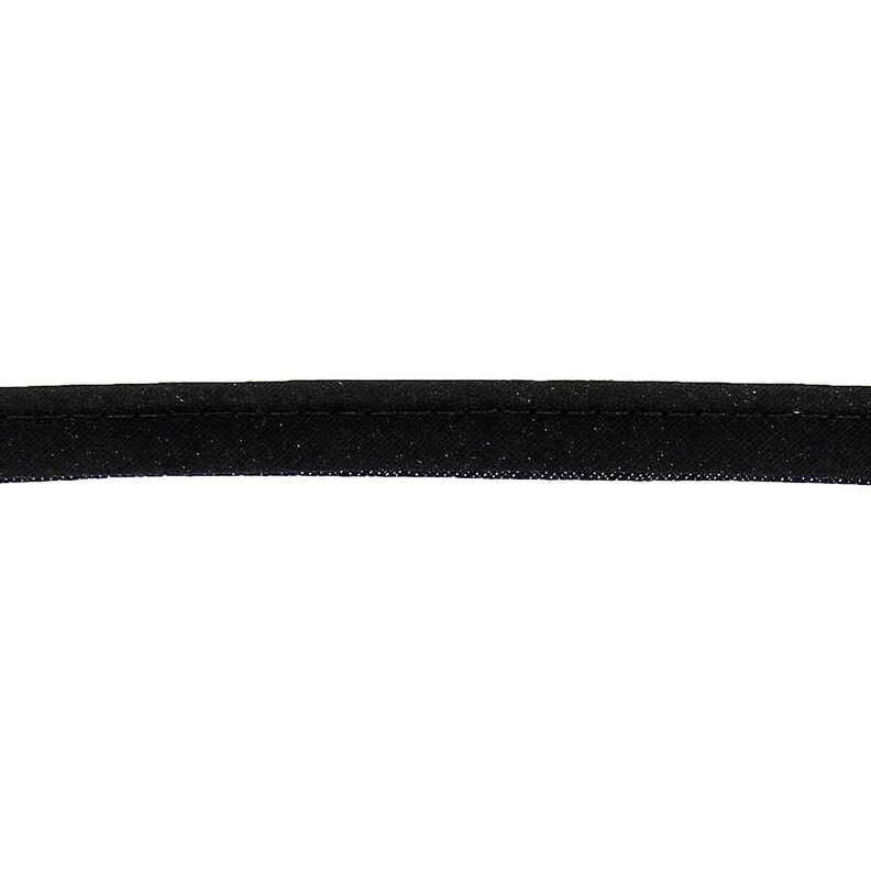 Paspelband Polycotton [15 mm] – zwart,  image number 1