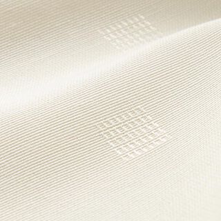 Decostof damast kubussen gerecycled – lichtbeige, 