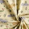 Katoenpopeline badplezier van de jungledieren – pastelgroen,  thumbnail number 3