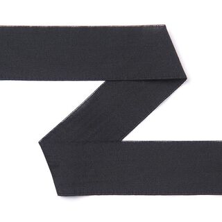 Organza boordstrook elastisch Goldie - zwart, 