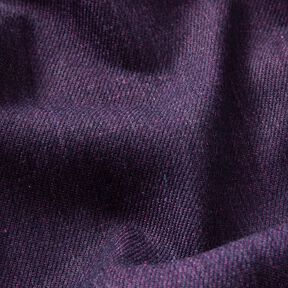 Denim katoenmix melange – aubergine, 