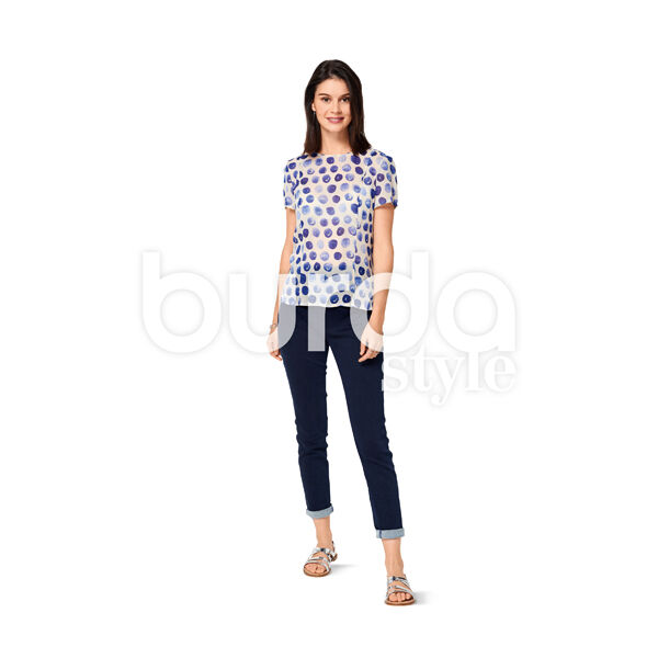 top / blouse, Burda 6525, image number 3