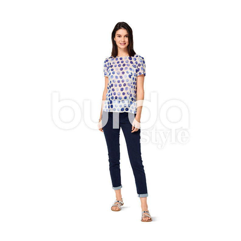 top / blouse, Burda 6525,  image number 3