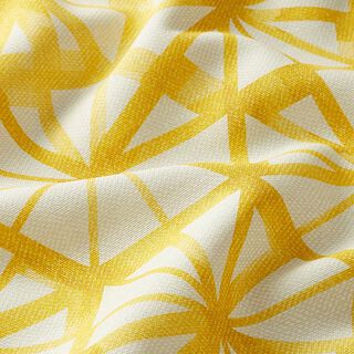 Outdoorstof Canvas Grafisch – geel | Stofrestant 100cm, 