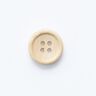 Houten knoop 4-gats – beige,  thumbnail number 1