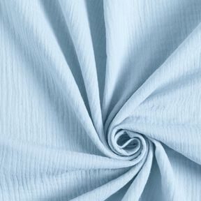 Mousseline/dubbel gehaakte stoffen – babyblauw, 