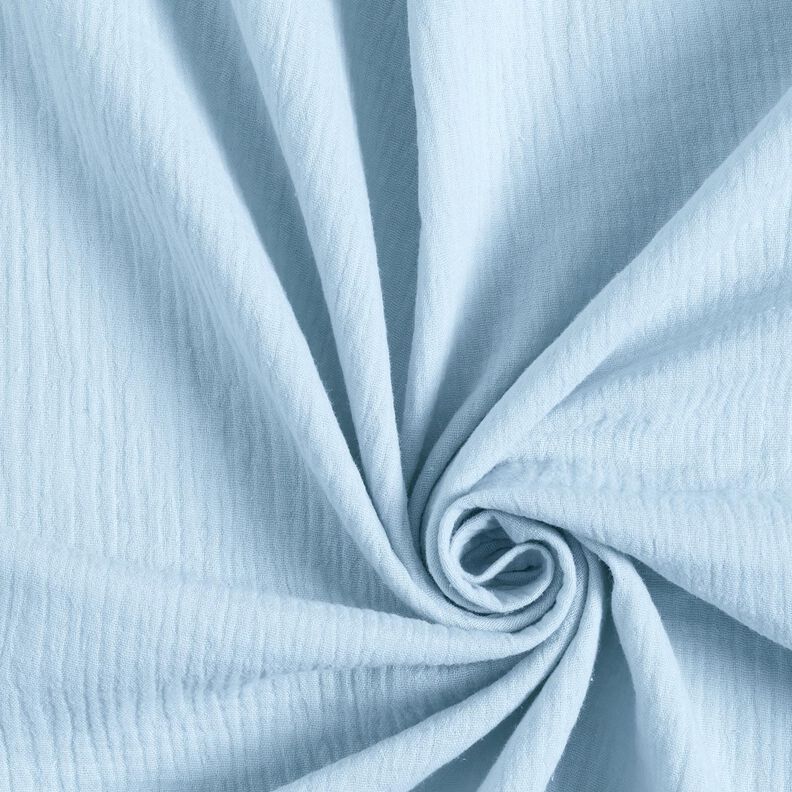 Mousseline/dubbel gehaakte stoffen – babyblauw, image number 1
