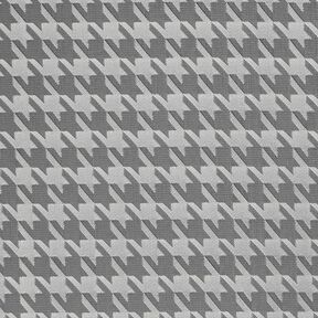Voeringstof Jacquard Pied-de-poule – lichtgrijs/donkergrijs, 