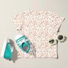 Katoenjersey roze bloemen – ivoor,  thumbnail number 5