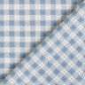 Katoenen stof gestructureerde ruiten – wit/lichtblauw,  thumbnail number 5