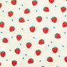 Sweatshirt geruwd Aardbeien | by Poppy – ecru/vuurrood,  thumbnail number 1