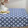Decostof Canvas Batik cirkels – indigo/wit,  thumbnail number 8