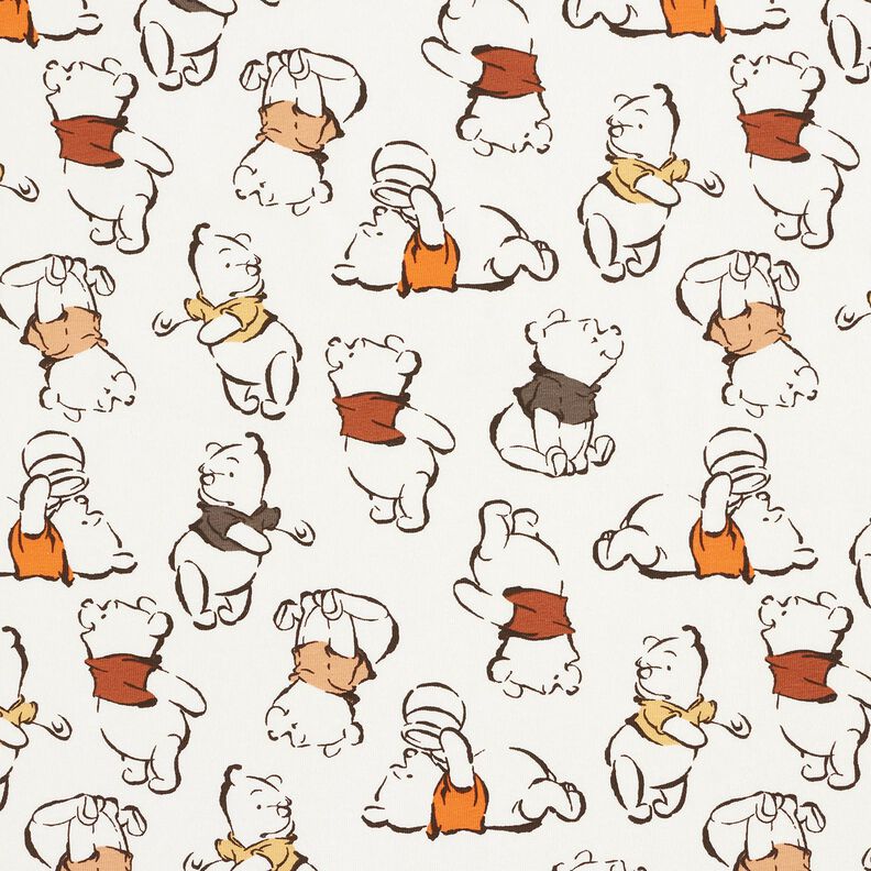 Katoenjersey Winnie de Poeh | Disney – ecru, image number 1