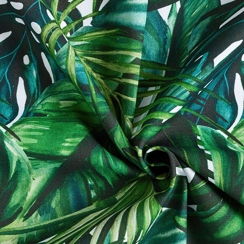 Decostof Half panama Palmbladeren – groen, image number 3