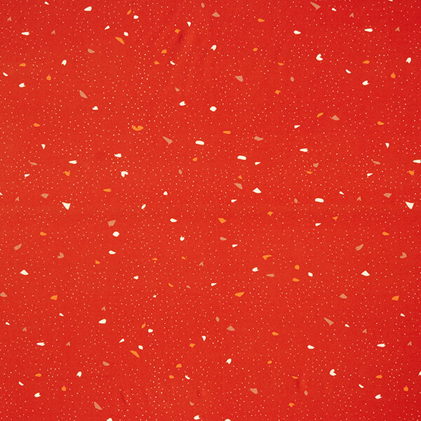 GOTS Katoenjersey Terrazzo | Tula – terracotta/oranje, image number 1