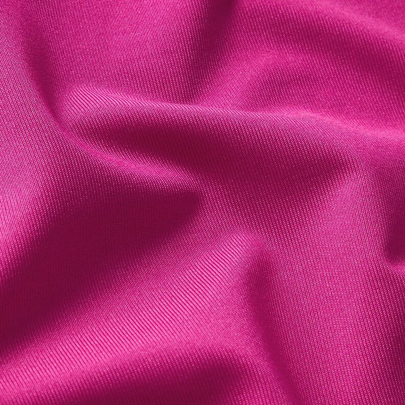 Jersey geborstelde binnenkant effen – intens roze,  image number 2
