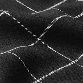 Viscosemix stretch ruiten – zwart/wit, 