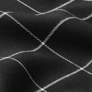 Viscosemix stretch ruiten – zwart/wit, 