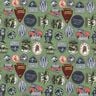 Katoenpopeline Jurassic Park-patches Licentiestof | Universal Studios – pijn,  thumbnail number 1