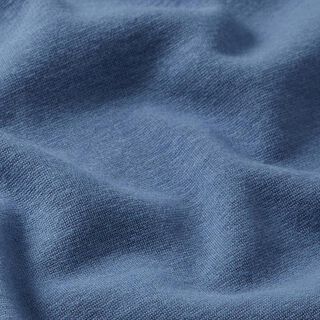 Alpenfleece Knuffelsweat Effen – jeansblauw | Stofrestant 50cm, 
