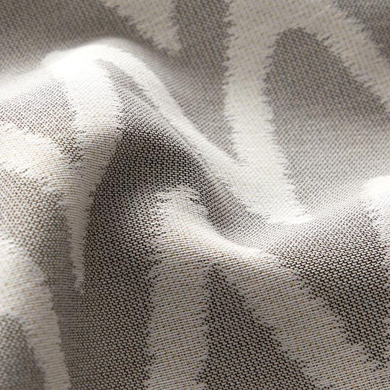 Outdoorstof jacquard Ikat patroon – lichtgrijs,  image number 2