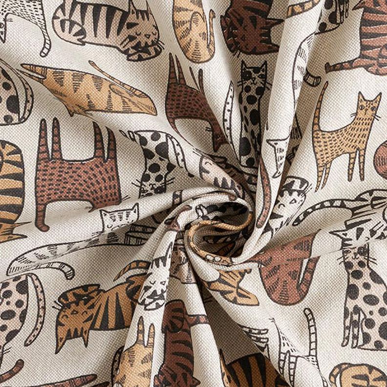 Decostof Half panama Katten – natuur, image number 3