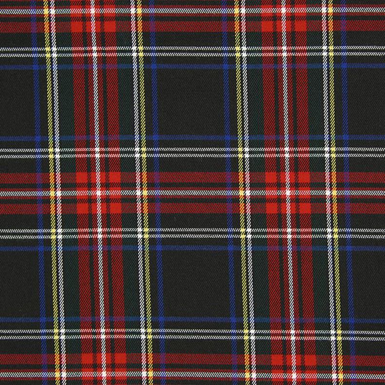 Schotse ruit tartan ruit groot – zwart,  image number 1