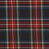 Schotse ruit tartan ruit groot – zwart,  thumbnail number 1