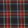 Schotse ruit tartan ruit groot – zwart,  thumbnail number 1