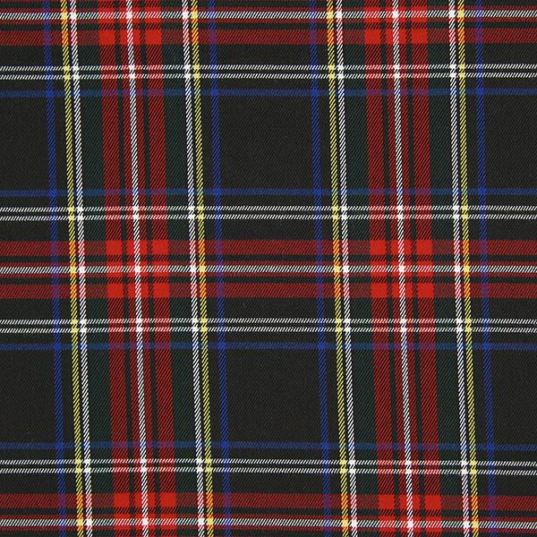 Schotse ruit tartan ruit groot – zwart,  image number 1
