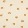 GOTS Katoenjersey Beren | Poppy Fabrics – ecru/lichtbruin,  thumbnail number 1