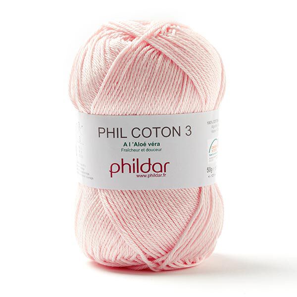 Phil Coton 3, 50 g | Phildar (rosée),  image number 1
