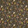 Viscosejersey Kleine bloempjes – donkerbruin/vuurrood,  thumbnail number 1