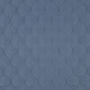 Doorgestikte stof Cirkelvormig motief | Poppy Fabrics – jeansblauw, 