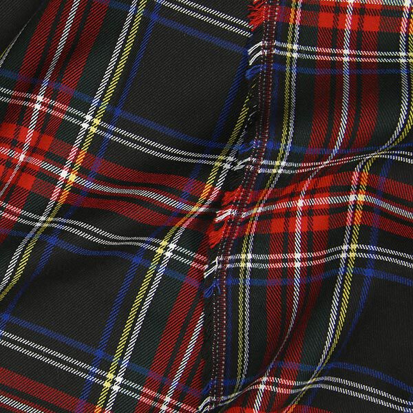 Schotse ruit tartan ruit groot – zwart,  image number 4
