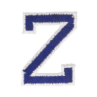 Applicatie letter Z [ Hoogte: 4,6 cm ] – marineblauw, 