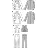 Herenpak met vest / Geklede jas, Burda 6871,  thumbnail number 4