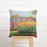Decopaneel Gobelin bloeiend landschap – karmijnrood/lichtbeige,  thumbnail number 6