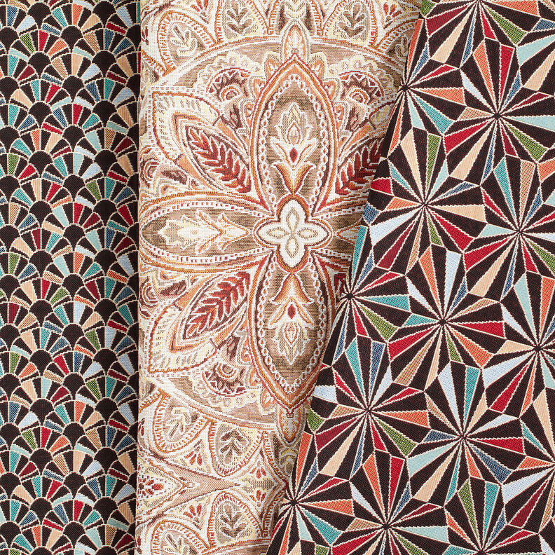 Decostof Gobelin delicate mandala – ecru/brons,  image number 5