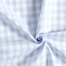Katoenen stof Vichy ruit 1 cm – licht jeansblauw/wit,  thumbnail number 3