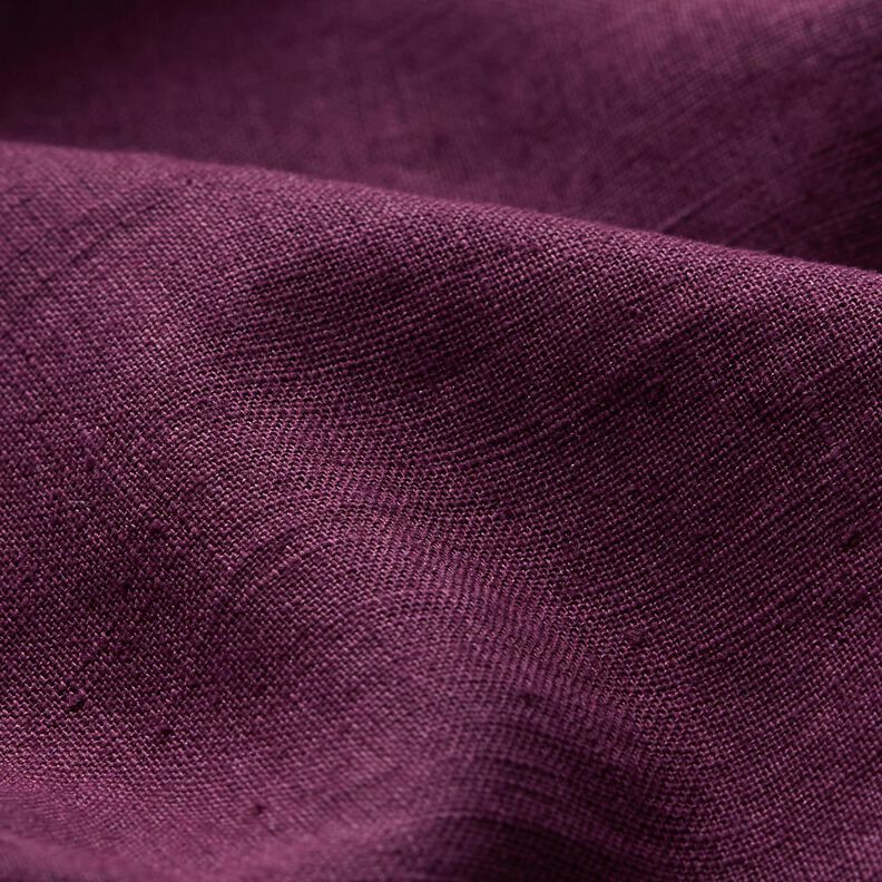 Lichtgewicht linnenmix, voorgewassen – merlot,  image number 3