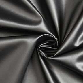 Bekledingsstof Imitatieleer schitterend – steengrijs, 