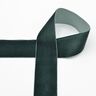 Fluweelband Effen [36 mm] – donkergroen,  thumbnail number 1